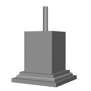 Minichixstudio bust Plinth stl product photo plinth800sq